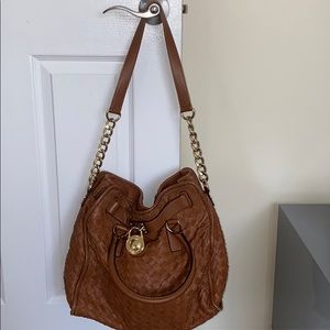 Michael kors venue Hamilton woven bag